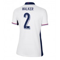 Koszulka piłkarska Anglia Kyle Walker #2 Strój Domowy dla kobiety ME 2024 tanio Krótki Rękaw